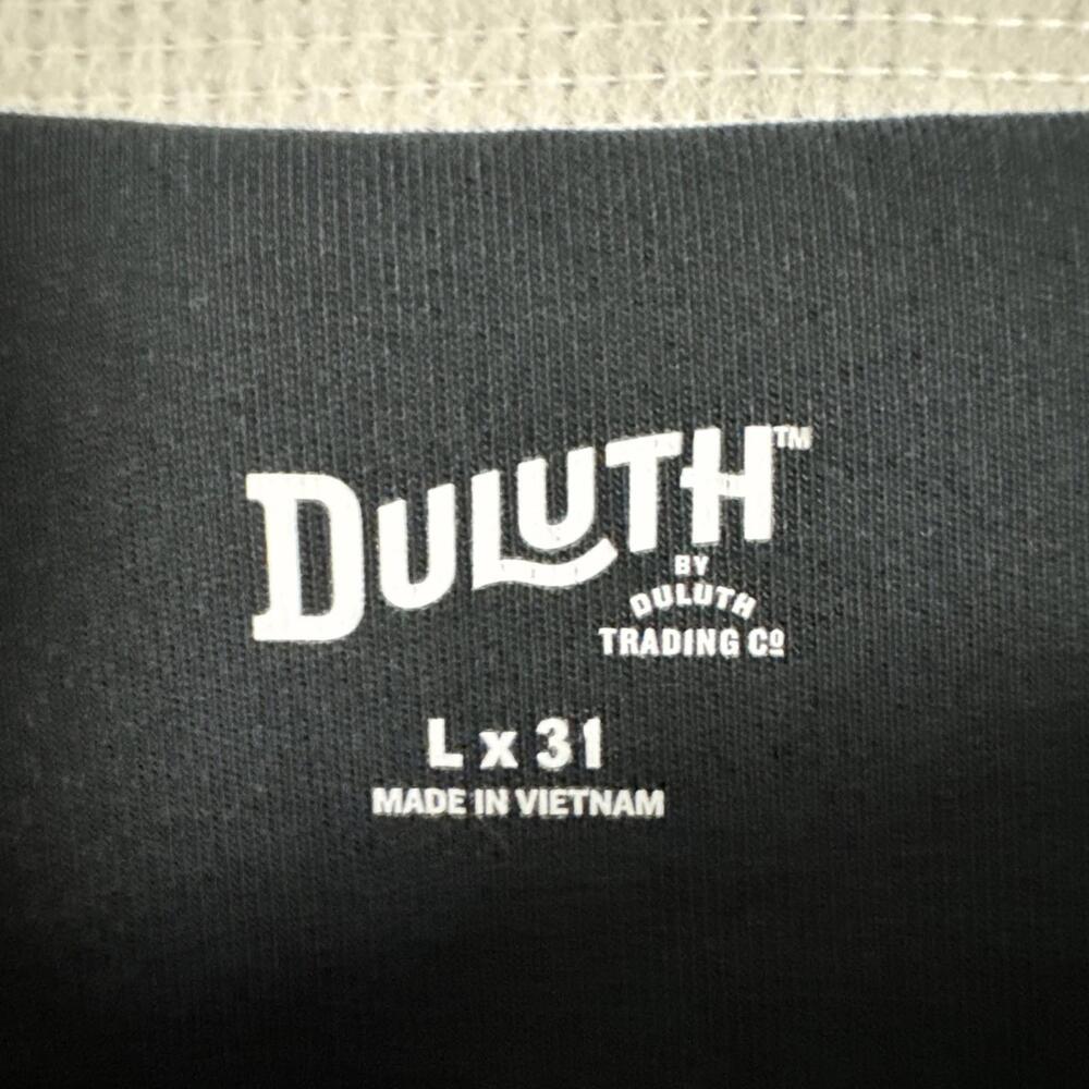 Duluth Trading Women’s Large Lx31 Black NoGA Naturale Cotton Knit Pants - Picture 7 of 12